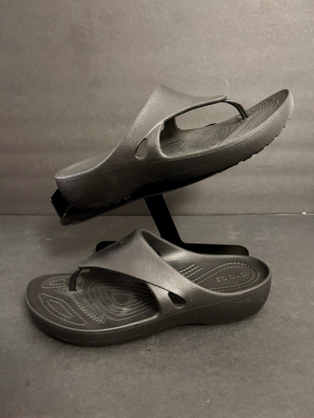 Crocs Women's Kadee Wedge Flip Flop Sandals Womens Size 8